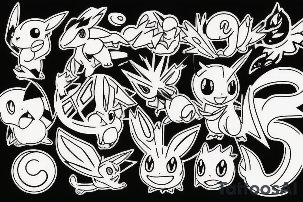 pokemon tattoo idea
