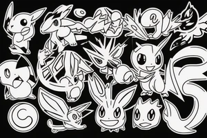 pokemon tattoo idea