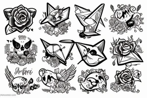 Telegram app tattoo idea
