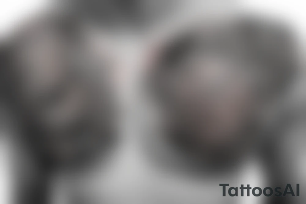 japanes classic chest tattoo tattoo idea