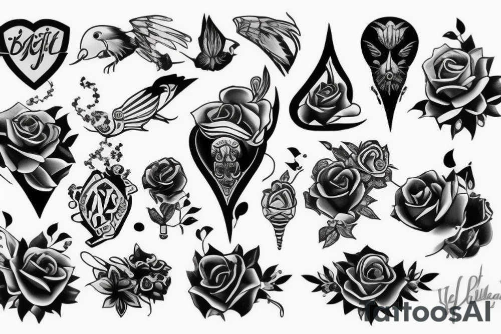 Цветы tattoo idea