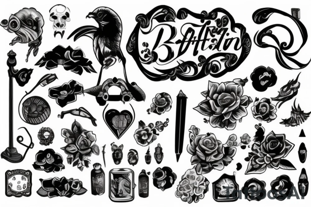 Цветы tattoo idea