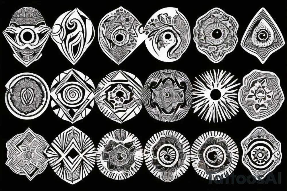 stars tattoo idea