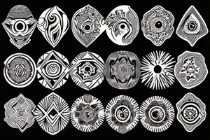 stars tattoo idea