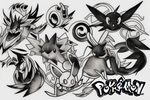 pokemon tattoo idea