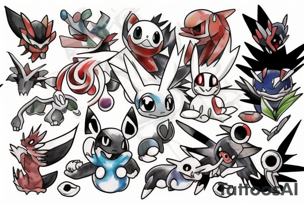 pokemon tattoo idea