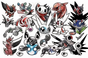 pokemon tattoo idea