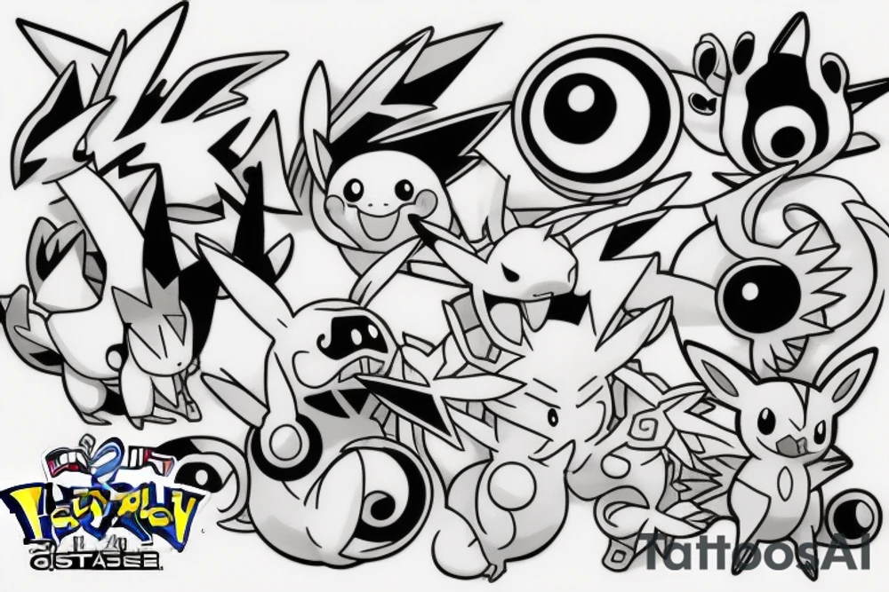 pokemon tattoo idea
