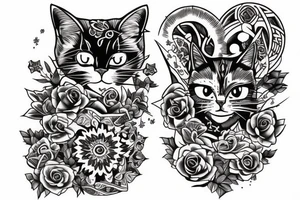 maybe some cats tattoo idea
