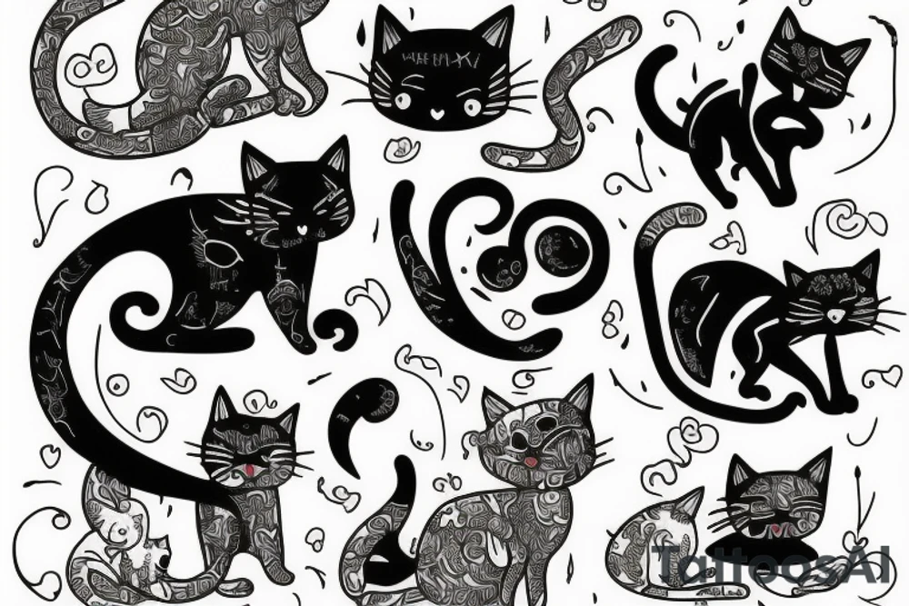 maybe some cats tattoo idea