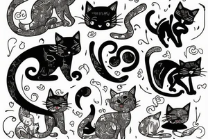 maybe some cats tattoo idea