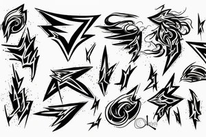 Lightning tattoo idea