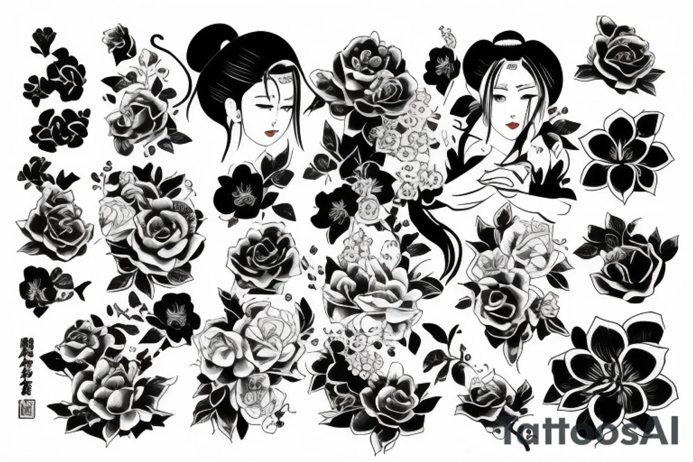 it's not big with sakura and aesthetic tattoo idea