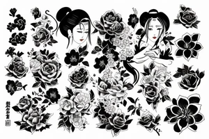 it's not big with sakura and aesthetic tattoo idea