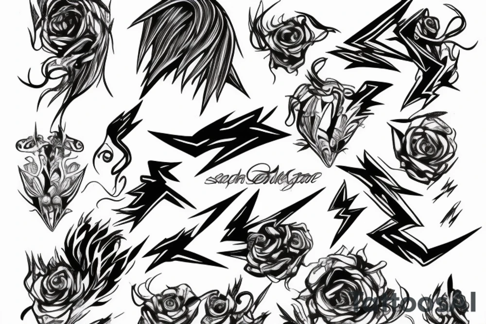 Lightning tattoo idea