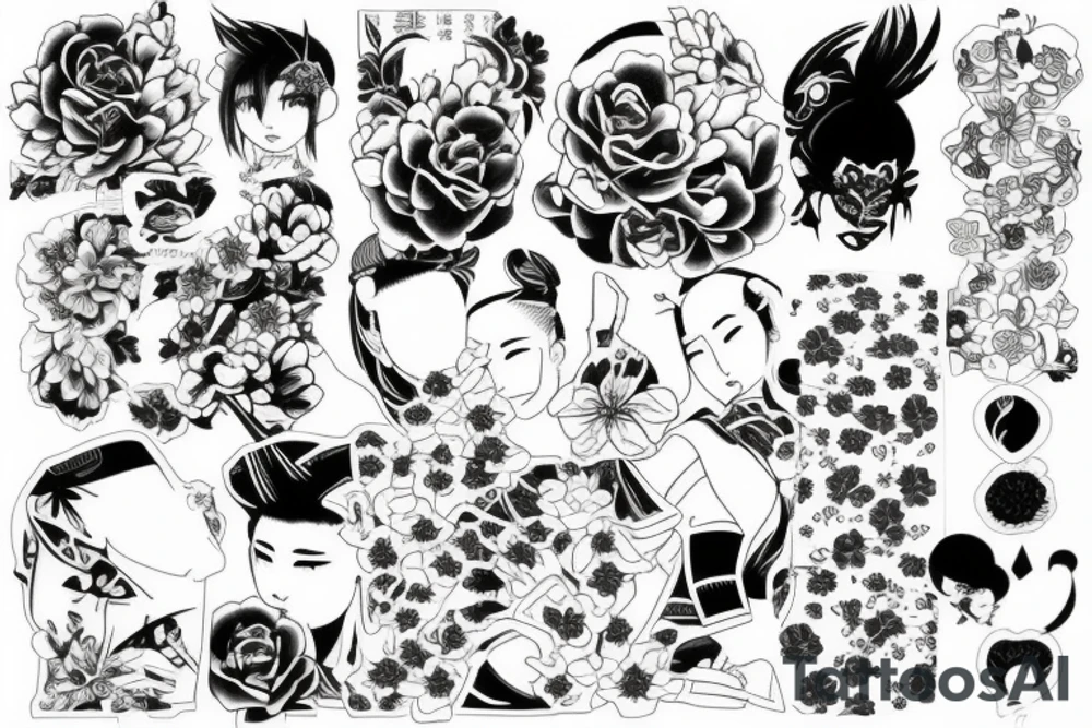 it's not big with sakura and aesthetic tattoo idea