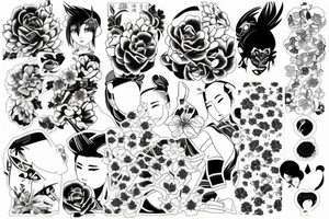 it's not big with sakura and aesthetic tattoo idea