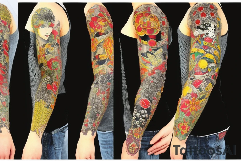 Sleeve tattoo idea