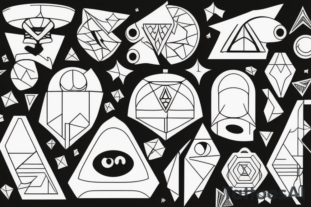 a UFO tattoo idea
