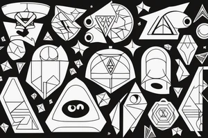a UFO tattoo idea