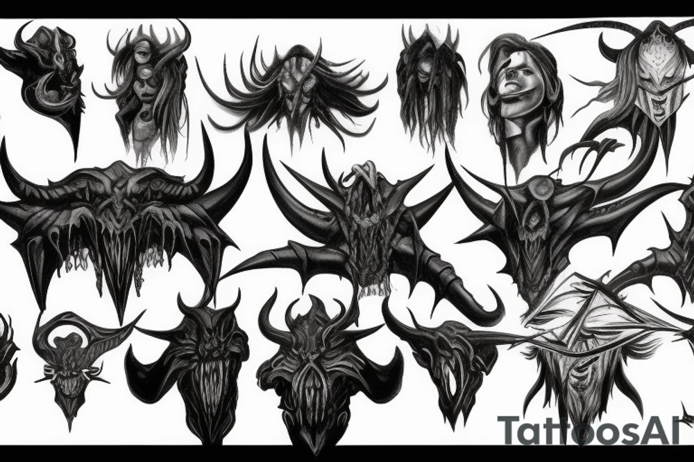 illidan stormrage tattoo idea