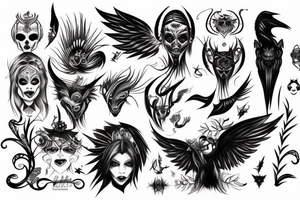 Lucifer, monej tattoo idea