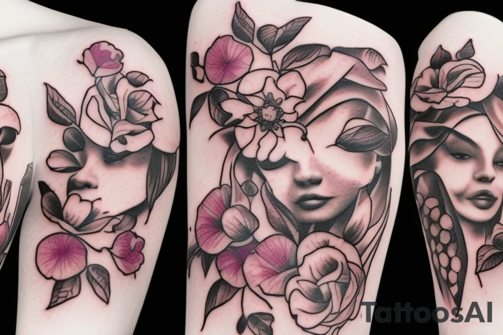 Flower tattoo idea