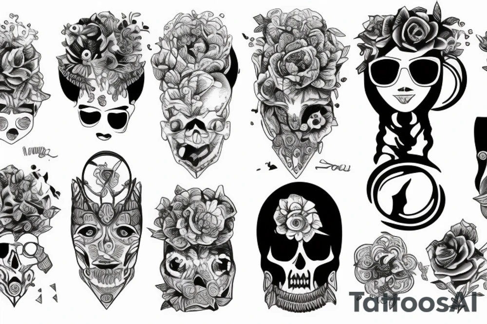 smth modern tattoo idea