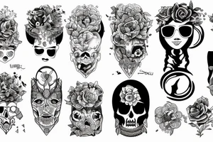 smth modern tattoo idea