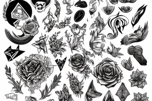 smth modern tattoo idea