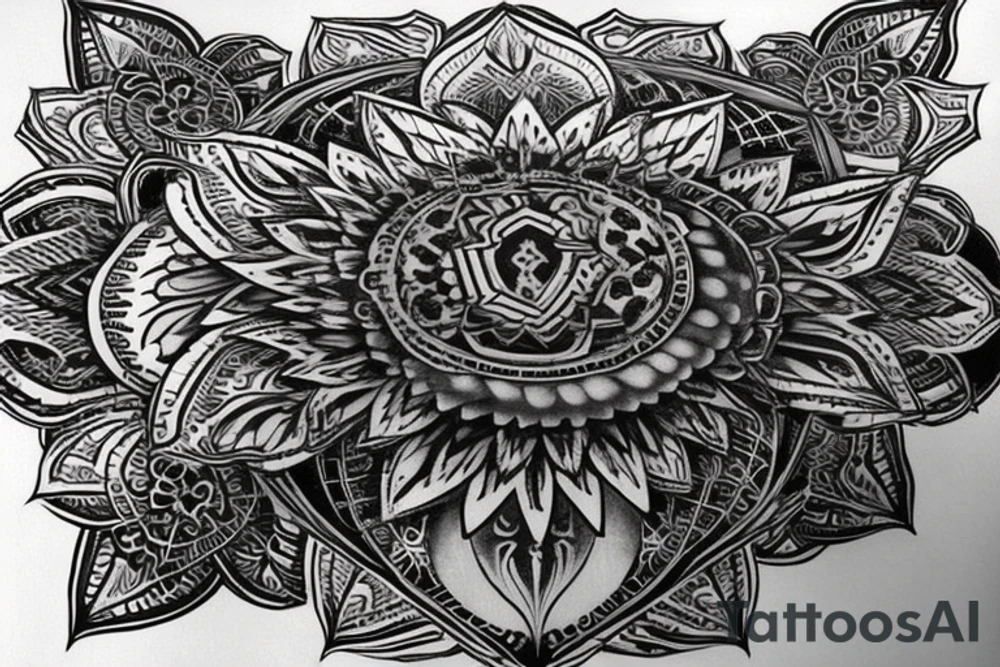Грибы , Будда , Шива , осознанность , просветление ,марихуана, хиппи tattoo idea
