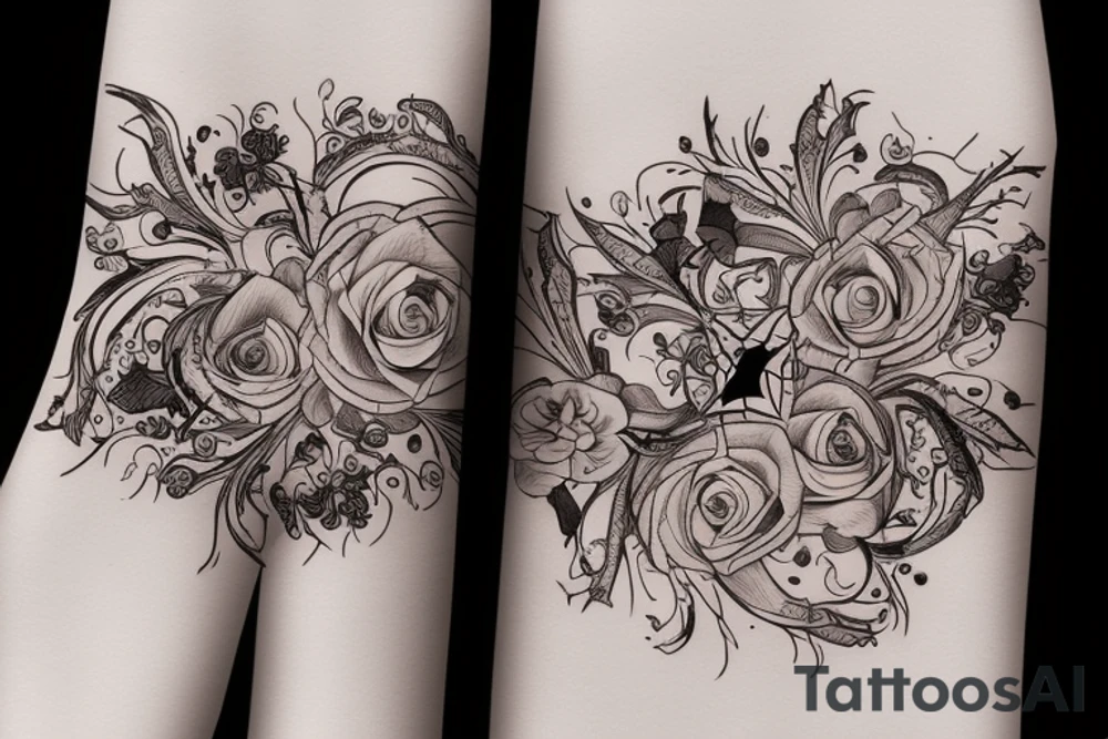 кастет с надпиьсю "НАТЕ" tattoo idea