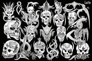 Lucifer, money, king tattoo idea