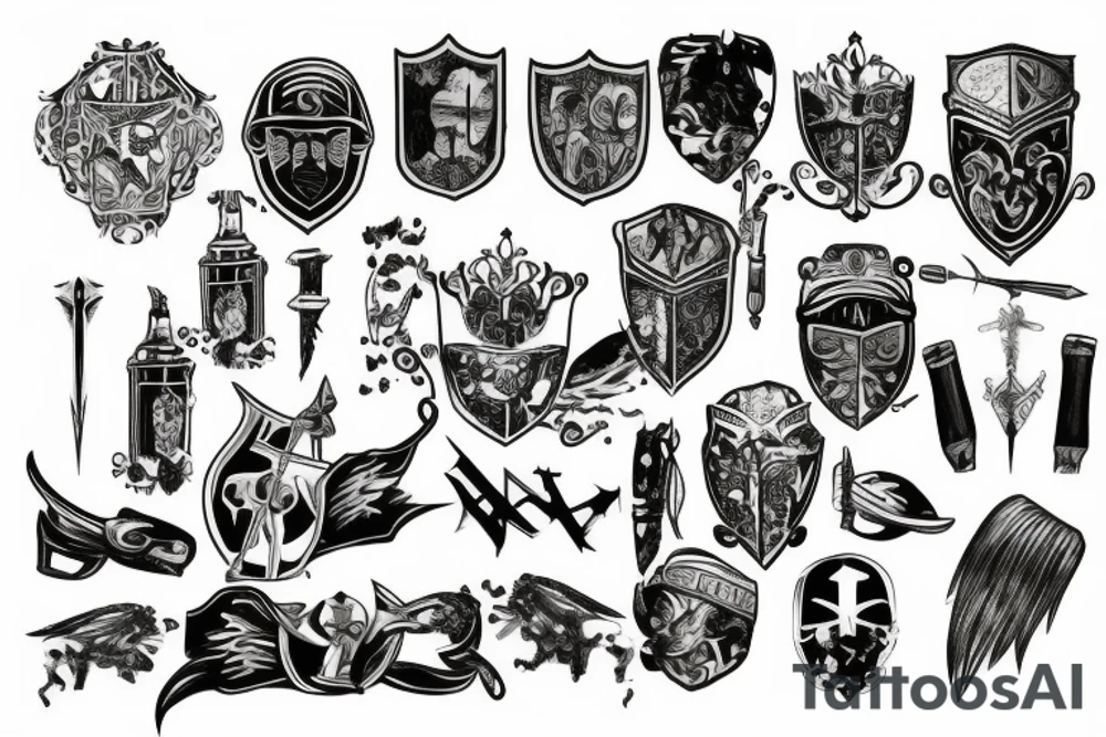 Knight tattoo idea