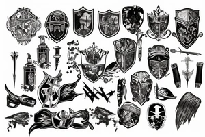 Knight tattoo idea