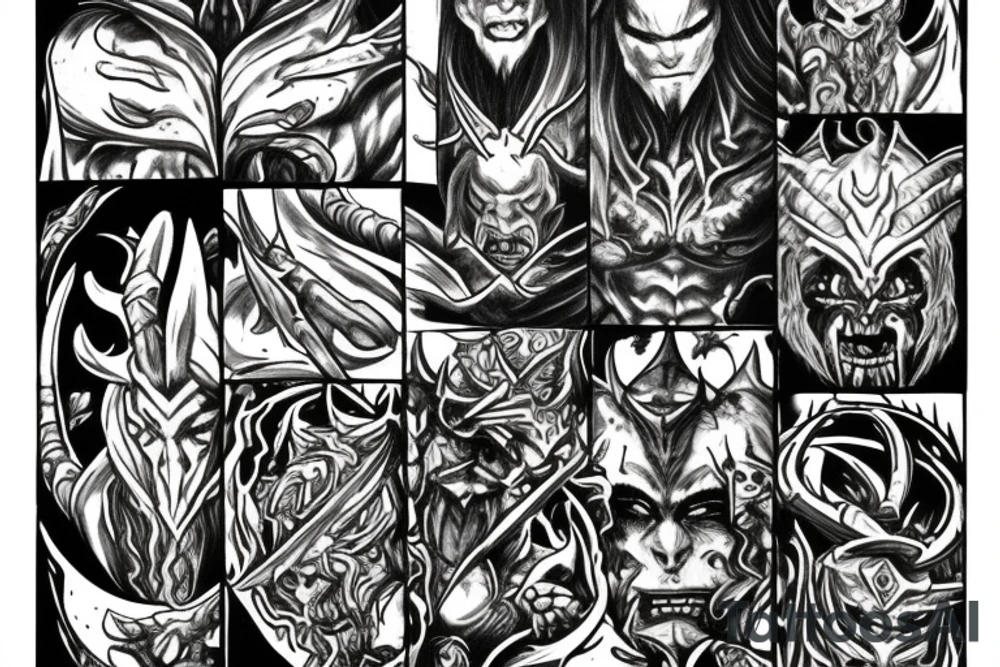illidan stormrage tattoo idea