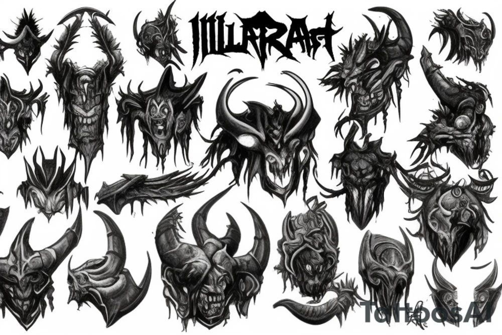 illidan stormrage tattoo idea