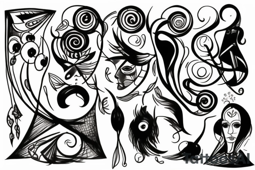 smth modern tattoo idea