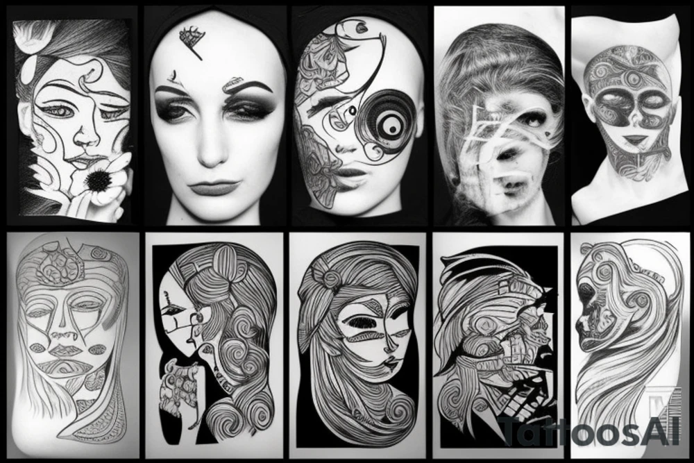 smth modern tattoo idea