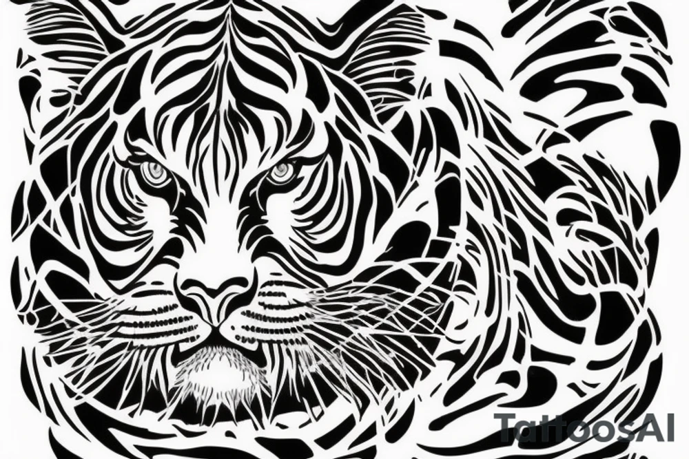 Pirooz Persian tiger tattoo idea