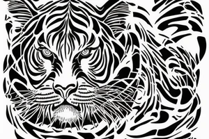 Pirooz Persian tiger tattoo idea