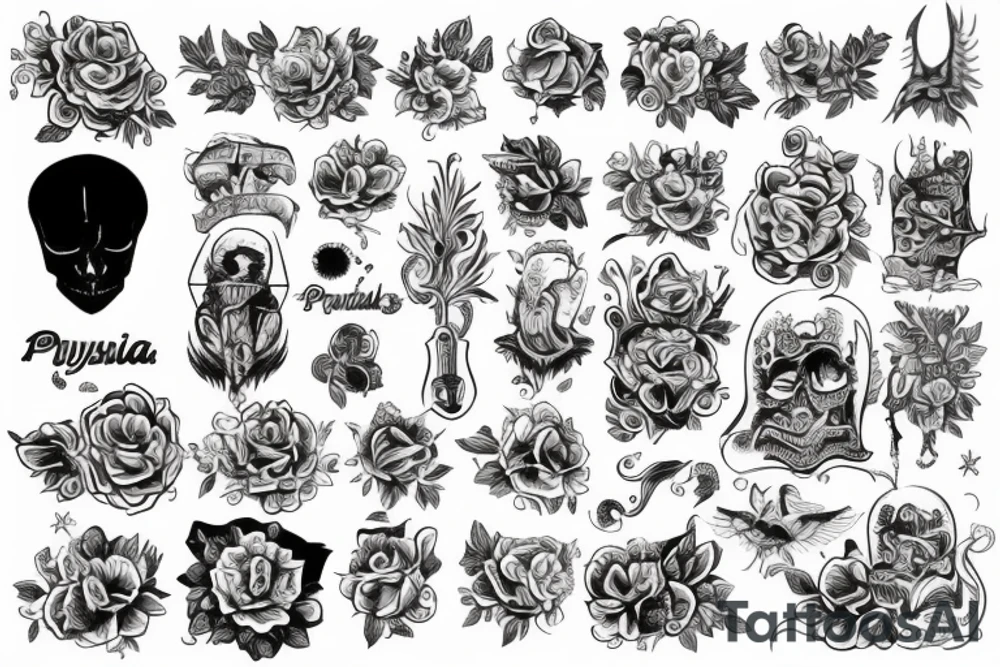 Черная рука tattoo idea