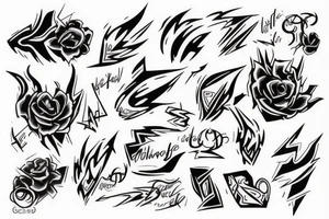 Lightning, arm tattoo idea