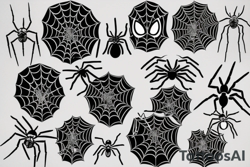 spider tattoo idea