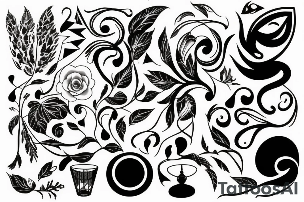 smth modern tattoo idea