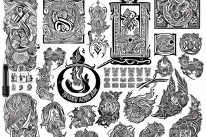 Slavic symbols tattoo idea