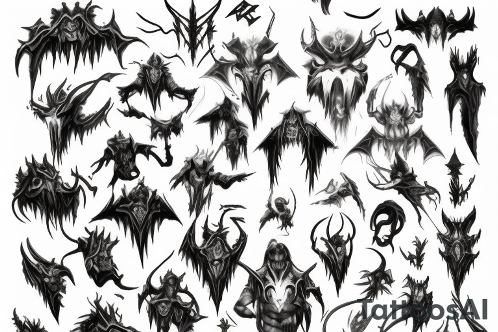 illidan stormrage tattoo idea
