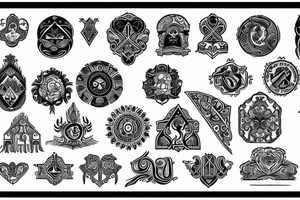 Slavic symbols tattoo idea