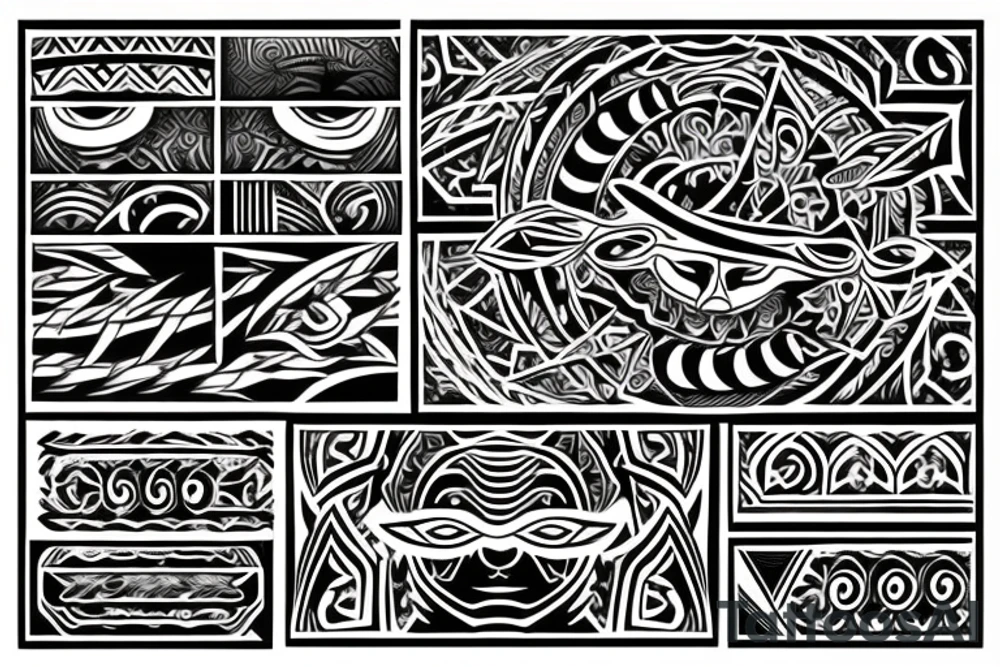 tribal tattoo idea