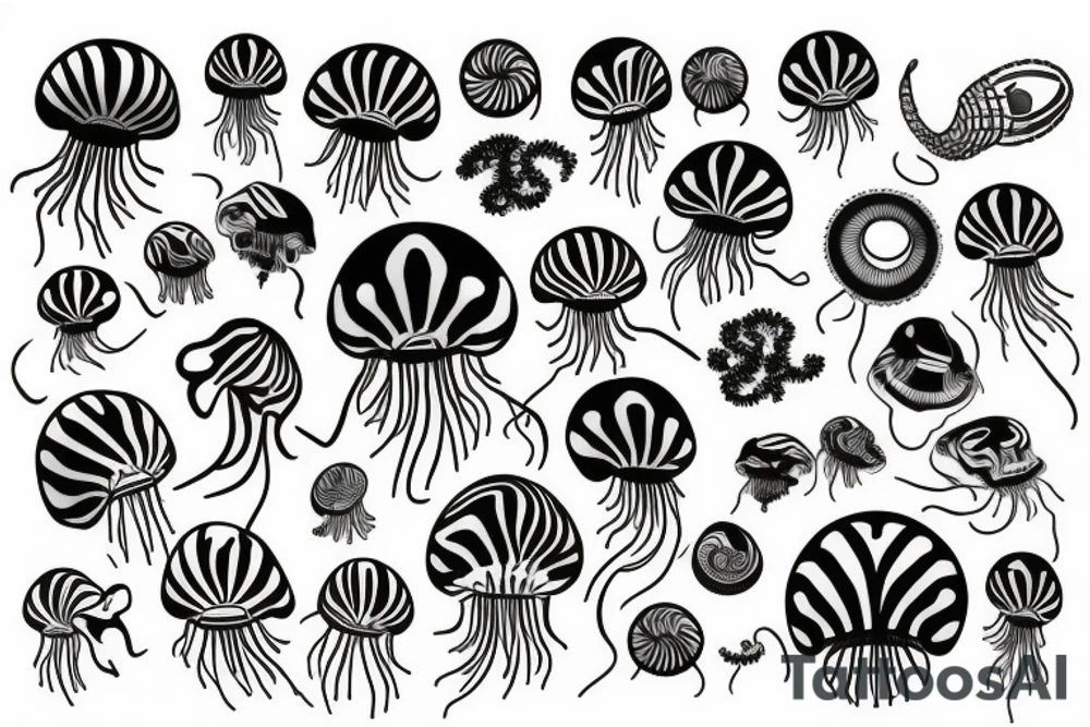 jelly fish tattoo idea